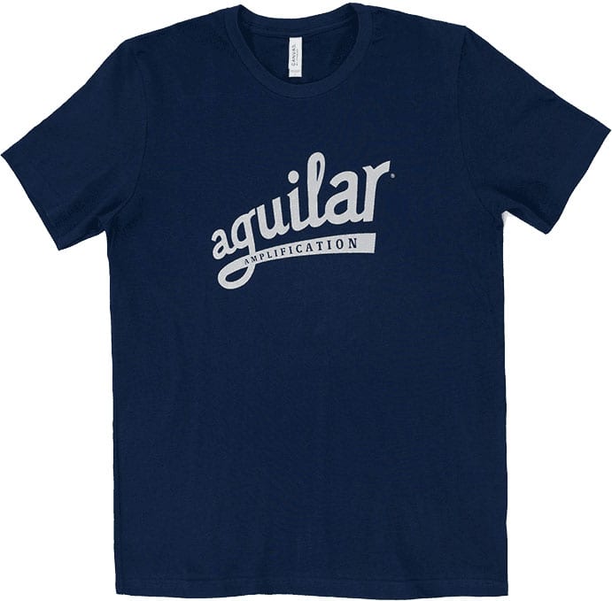 AGUILAR T-SHIRT NAVY-SILVER LARGE