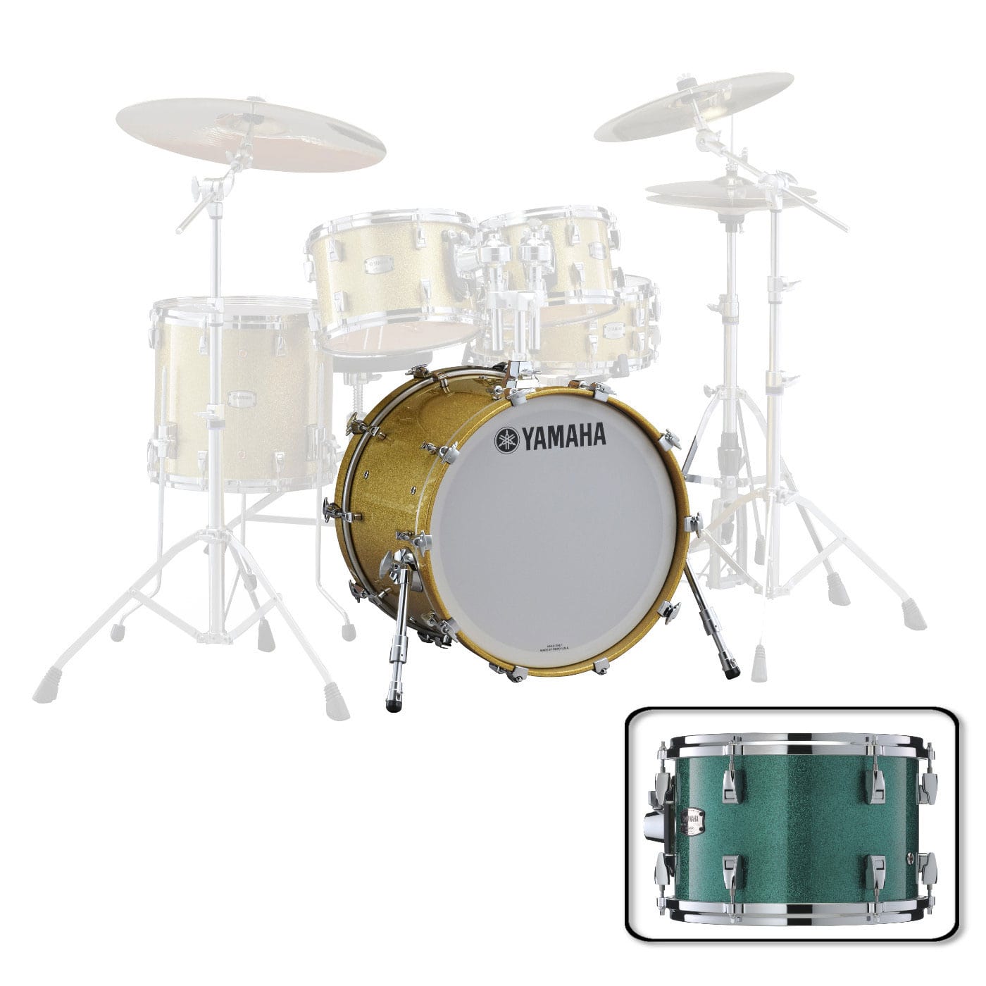 YAMAHA JAMB2016JGS - GC 20 X 16 JADE GREEN SPARKLE