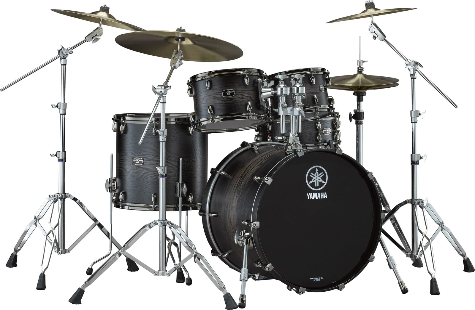 YAMAHA LIVE CUSTOM HYBRID OAK FUSION SET UZU CHARCOAL SUNBURS