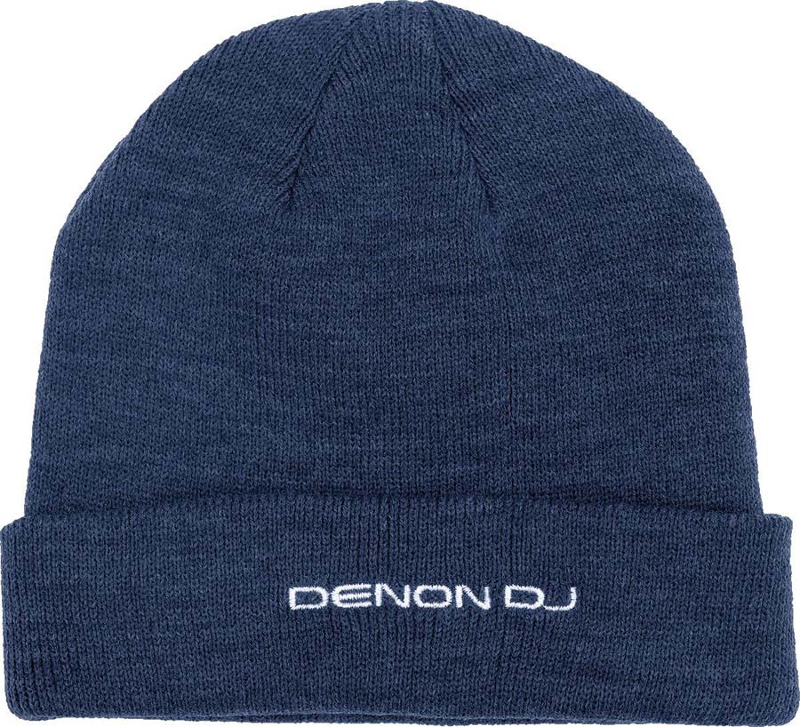 DENON DJ BONNET BLEU 100% ACRYLIQUE AVEC LOGO DENON DJ