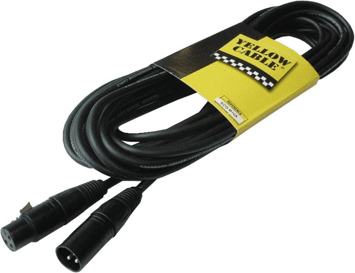 YELLOW CABLE CORDON HP XLR XLR 10 M