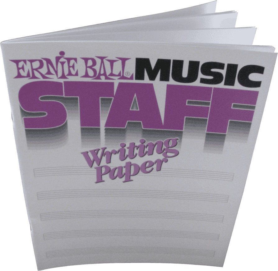 ERNIE BALL PAPIER A MUSIQUE VIERGE