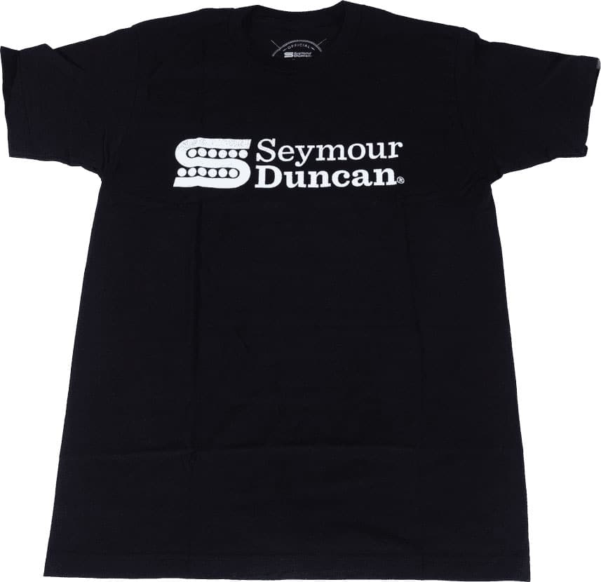 SEYMOUR DUNCAN TSLOGO-BK-L TEXTILE TEE-SHIRTS T-SHIRT LOGO NOIR LARGE