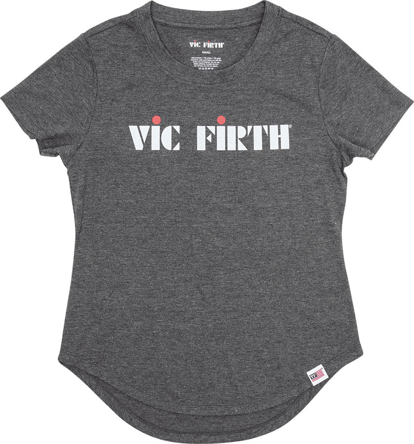 VIC FIRTH WOMENS LOGO TEE MD