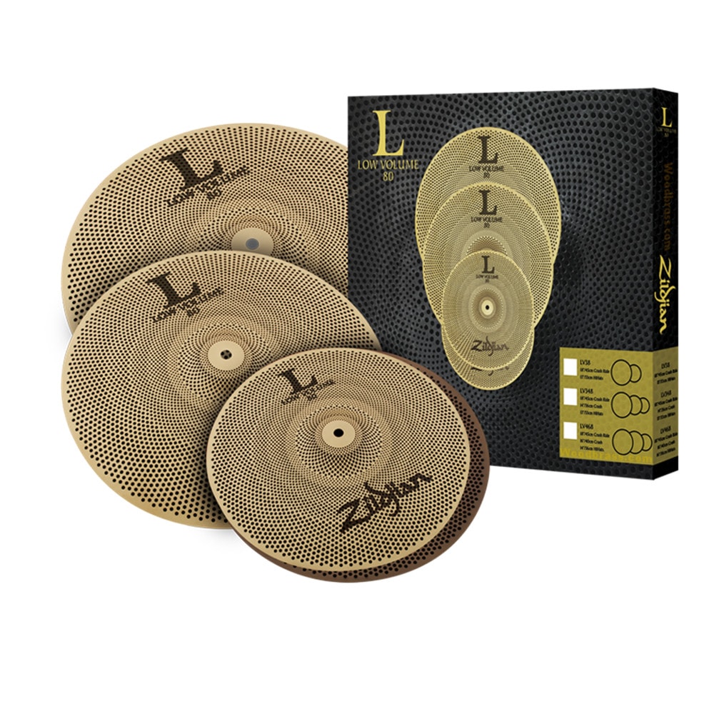 ZILDJIAN LV468 PACK CYMBALES L80 LOW VOLUME 14