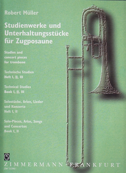 ZIMMERMANN MULLER ROBERT - TECHNISCHE STUDIEN FUR POSAUNE VOL .2 - TROMBONE