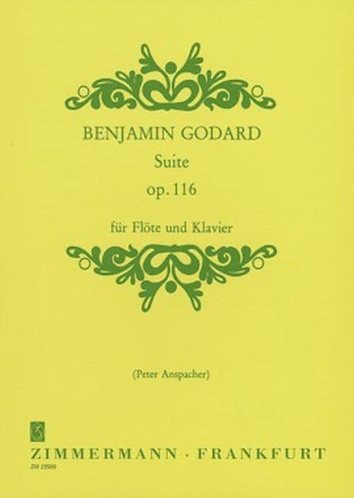 ZIMMERMANN GODARD BENJAMIN - SUITE OP.116 - FLUTE & PIANO