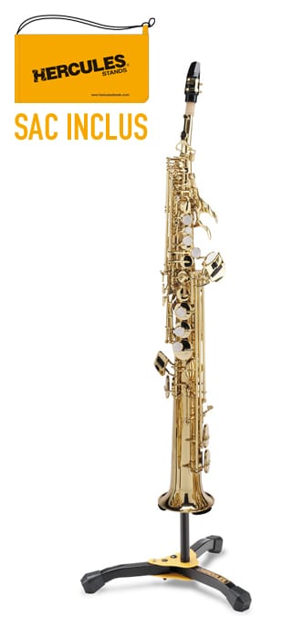 HERCULES STANDS SOPRANO SAXOPHONE AND FLUGELHORN STAND DS531B