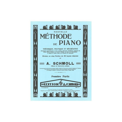 COMBRE SCHMOLL A. - METHODE DE PIANO VOL.1 - PIANO