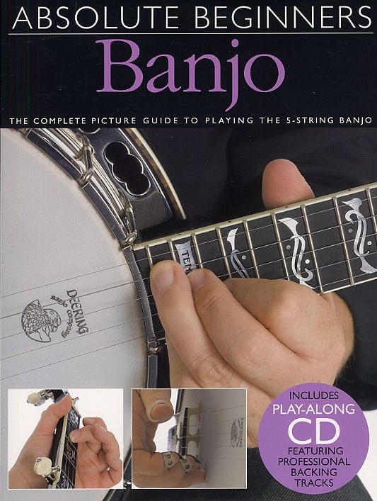 AMSCO ABSOLUTE BEGINNERS 5-STRING BANJO + CD - BANJO