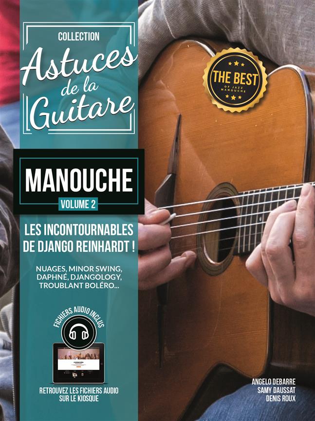 COUP DE POUCE ROUX & DAUSSAT - ASTUCES DE LA GUITARE MANOUCHE VOL.2 + CD