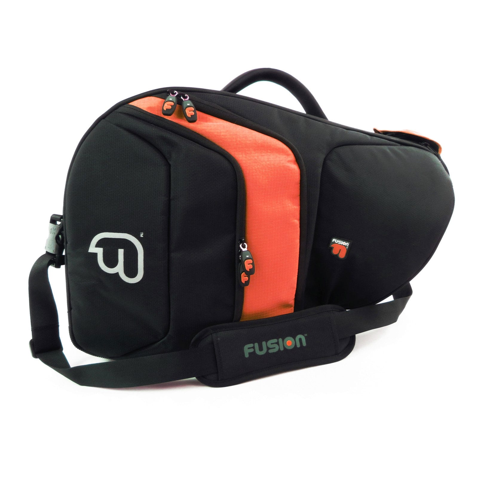 FUSION BAGS HOEZ HOORN (KLANKBEKER VAST) ZWART EN ORANJE PB-11-O 