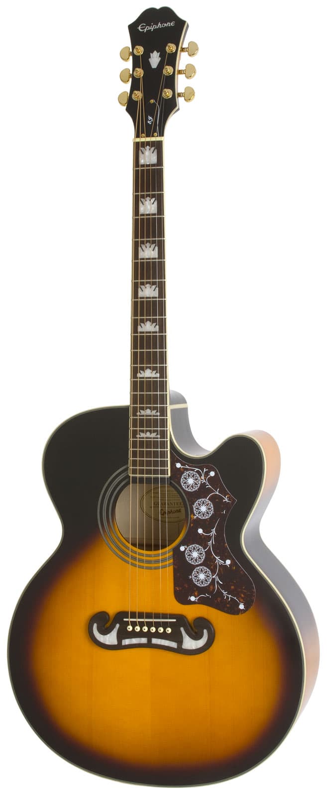 EPIPHONE J-200 EC STUDIO AE VINTAGE SUNBURST IBGCS