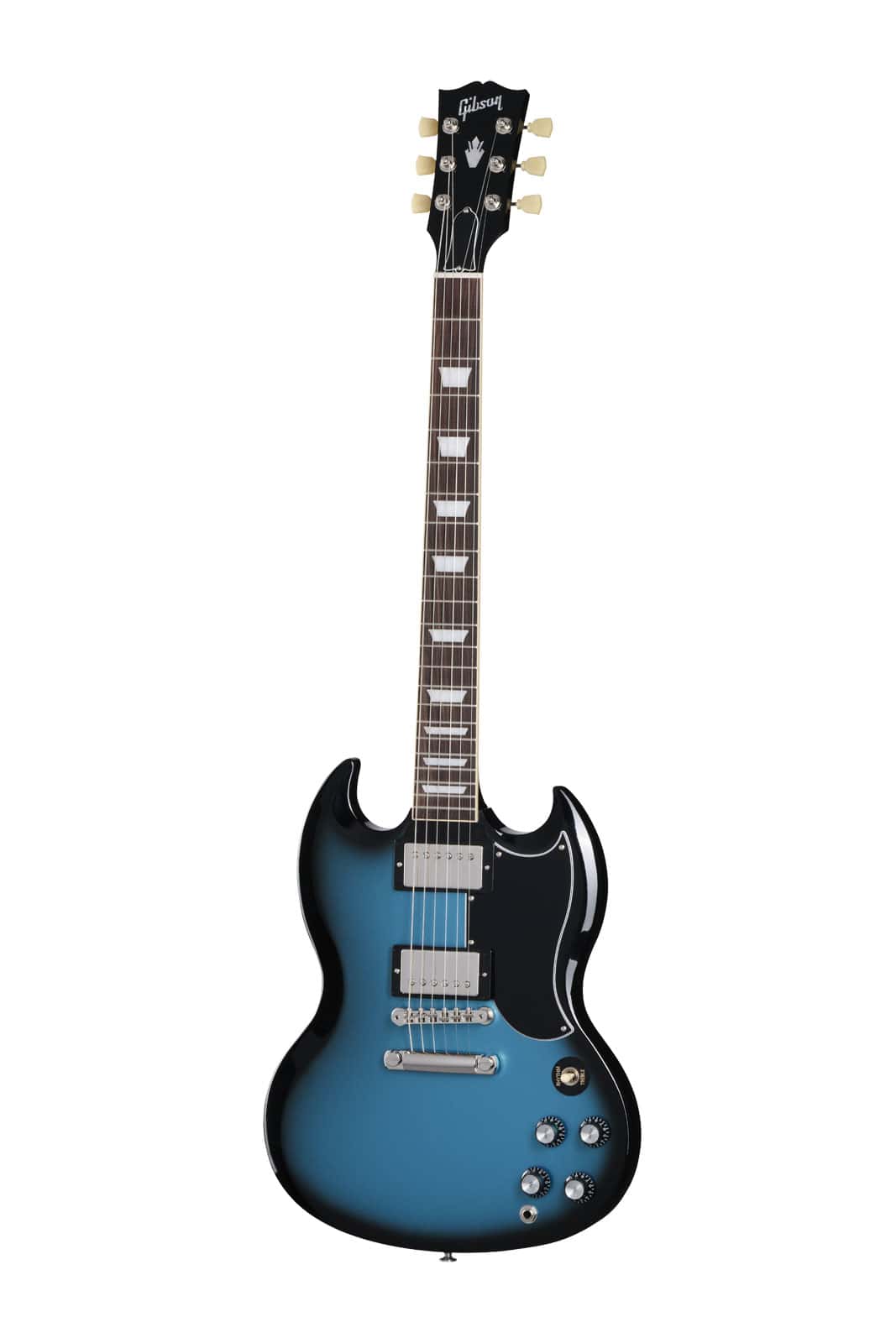 GIBSON USA SG STANDARD '61 STOP BAR PELHAM BLUE BURST