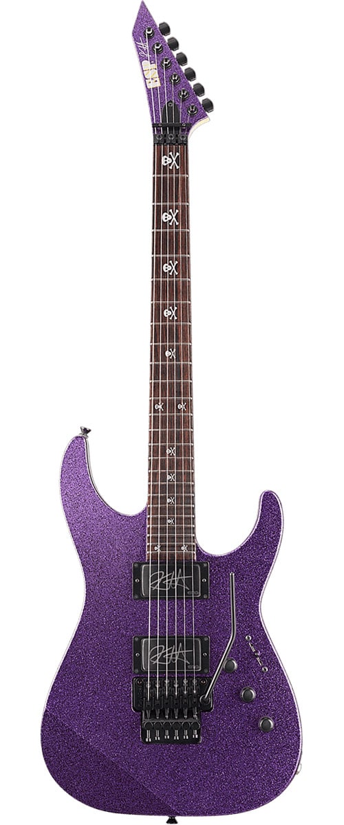 ESP KH2-PSP CUSTOM SHOP SIGNATURES KIRK HAMMETT GLITTER VIOLET