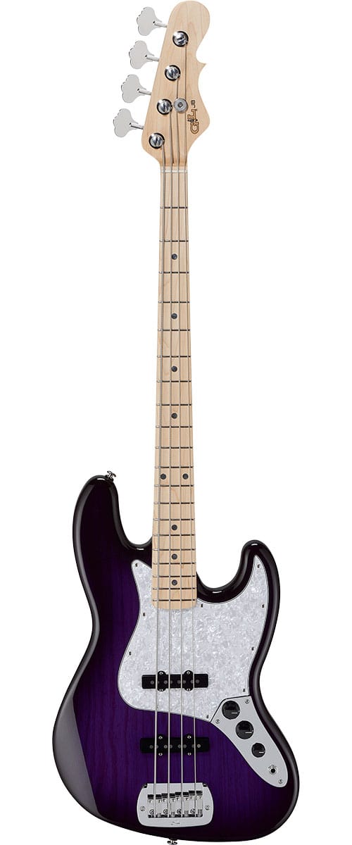 G&L FULLERTON DELUXE JAZZ BASS PURPLEBURST MN