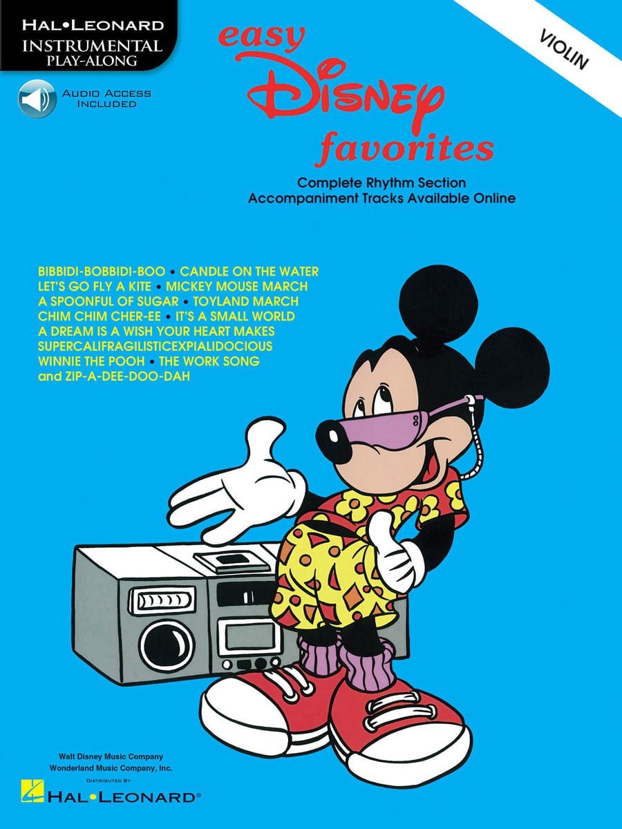 HAL LEONARD EASY DISNEY FAVORITES FOR VIOLIN + AUDIO TRACKS - VIOLIN